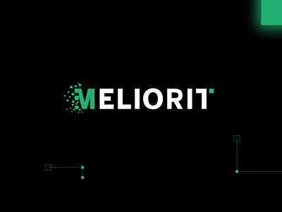 Logo Meliorit branding graphic design logo typography