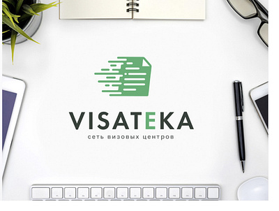 Logo Visateka branding design graphic design illustration logo typography vector