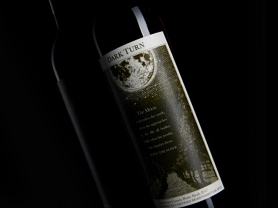 Dark Turn Wine Label