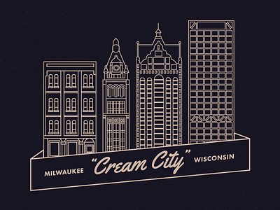 Cream City cream city doodle line milwaukee wisconsin