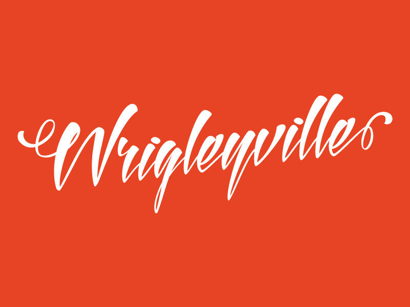 Moving to Chicago wrigleyville chicago lettering brush script calligraphy hand lettering