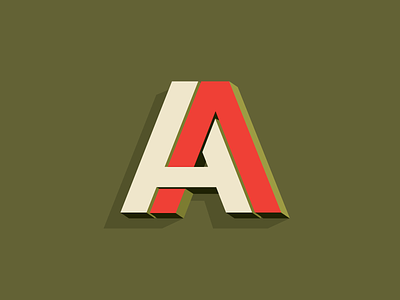 A.A. a identity initials lettering logo mark type typography wordmark