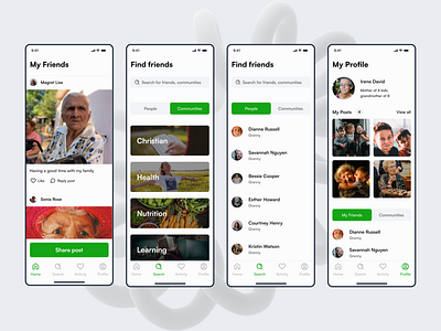 Social app for Elderlies