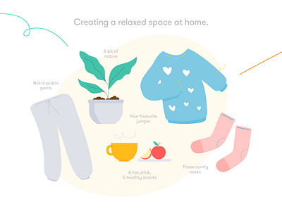 Creating a relaxed space at home