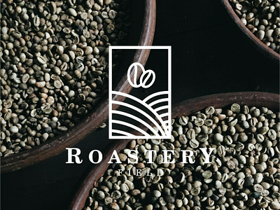 Roastery field lineart logo logodesign logogram