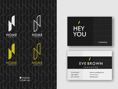 NOME design lettermark logo logodesign