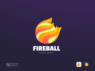 Fireball Logo Design abstract adobe illustrator amazing logo animal app art awesome logo branding business logo creative logo graphic design logo logodesign logos logotype modern logo