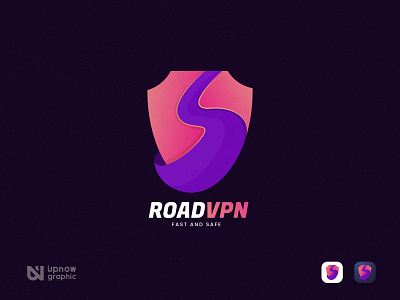 RoadVpn Logo Design abstract adobe illustrator amazing logo animal app app logo art awesome logo branding business logo creative logo graphic design logo logodesign logos logotype modern logo vpn