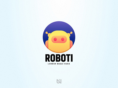 Roboti abstract adobe illustrator amazing logo app art awesome logo branding business logo design illustration logo