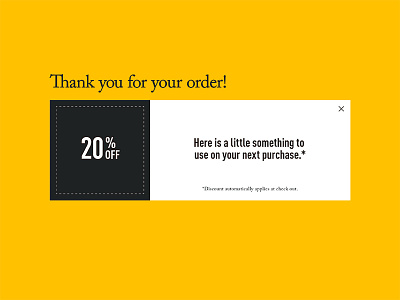 Daily UI 016 – Pop-Up / Overlay coupon daily ui daily ui 016 overlay pop up promotion voucher