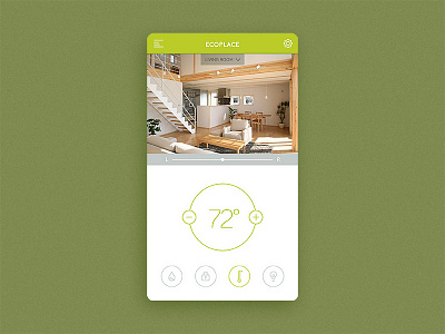 Daily UI 021 – Home Monitoring daily ui daily ui 021 home monitoring temperature