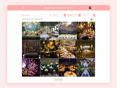 Daily UI 022 – Search daily ui daily ui 022 forest lights search wedding photography