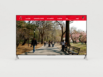 Daily UI 025 – TV APP central park daily ui daily ui 025 running app tv app