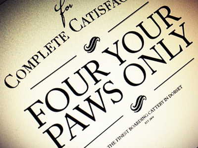 Four Your Paws Only