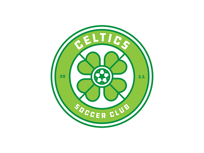 Celtics Soccer Club celtics football badge shamrock soccer badge