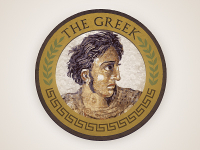 The Greek Restaurant Logo greek logo restaurant