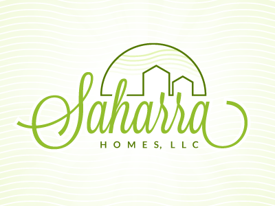 Saharra Homes branding real estate