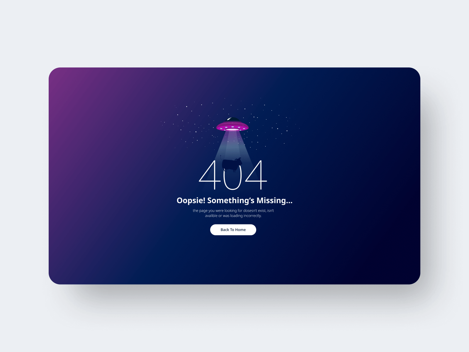 404 Page Daily Ui #008 008 404 dailyui error