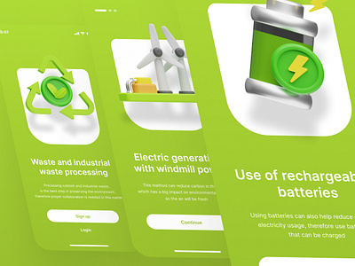 Eco Energy Splash Screen ecoenergyelectrical3dgreen