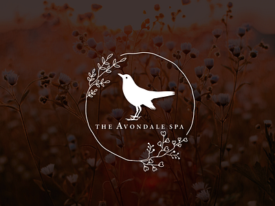 THE AVONDALE SPA bird brand branding design business businesscard creative crow design flat life lifestyle logo logo design minimal minimalist logo modern logo space unique unique logo