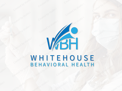 WBH - Whitehouse Behavioral Healthy attractive brand branding business company creative design flat health life lifestyle logo logo design minimal minimalist logo modern modern logo unique unique logo whitehouse