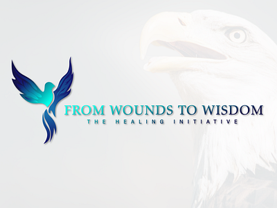 FROM WOUNDS TO WISDOM - The Healing Initiative attractive brand branding business company creative design eyecatching flat health life lifestyle logo logo design minimal minimalist logo modern modern logo unique unique logo