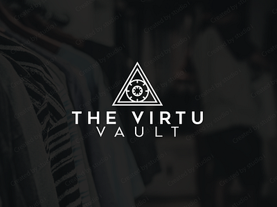 The Virtu Vault brand branding business company creative design flat illustration logo logo design minimal minimalist logo modern logo professional ui unique unique logo vault vector