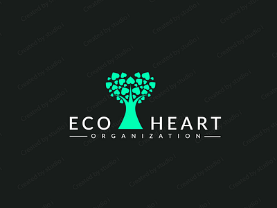 ECO heart business creative design earth flat heart logo lifestyle logo logo design minimal minimalist logo modern modern logo organization plant professional save the world tree unique unique logo