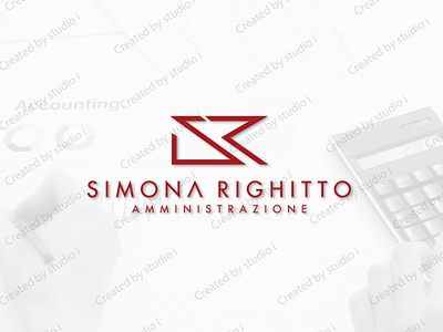 SIMONA RIGHITTO attractive brand branding business creative design eyecatching flat logo logo design minimal minimalist logo modern modern logo monogram professional unique unique logo