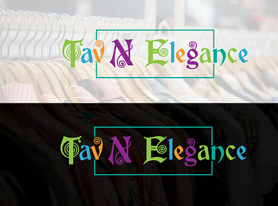Tav N Elegance 3d brand branding business clothing comapany design fashion flat graphic design illustration logo logo design minimal minimalist logo ui unique