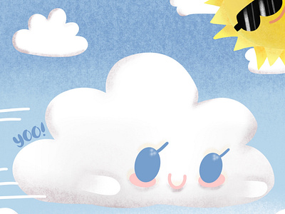 Cute Cloud & Mr Sun