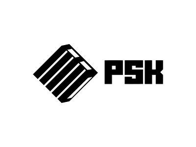 Pallet Logo - PSK emblem logo logodesign logoemblem mark minimal pallet pallets simple
