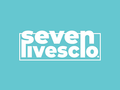 sevenlivesclo. badge clothinglogo fashionlogo logo logodesign merchlogo seven typelogo