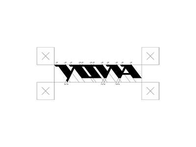 yowa logo minimal simple typography yowa