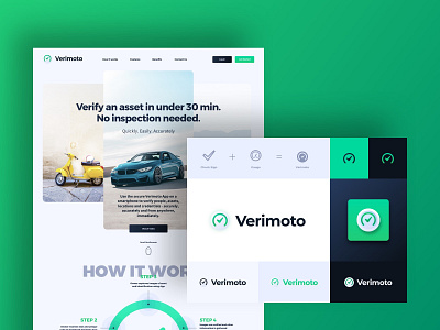 Verimoto Website & Logo Redesign brand design brand identity branding design graphic design interface logo ui ux