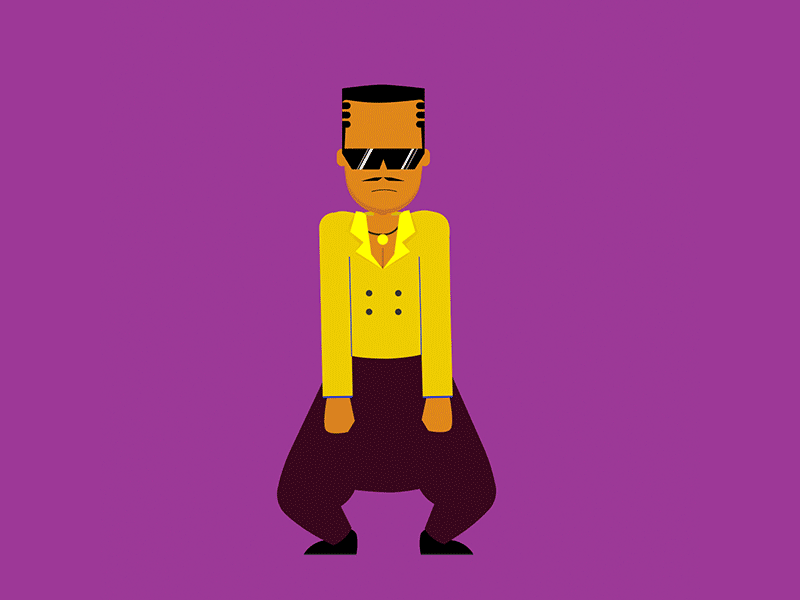 Mchammer Dance ae aftereffects animation characterdesign hammertime mchammer
