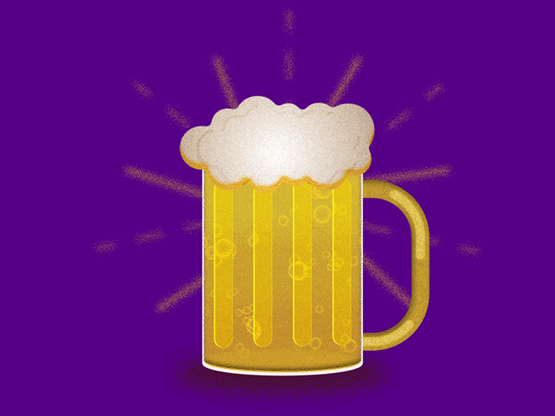 Beer 2d animation ae after effects illustration illustrator