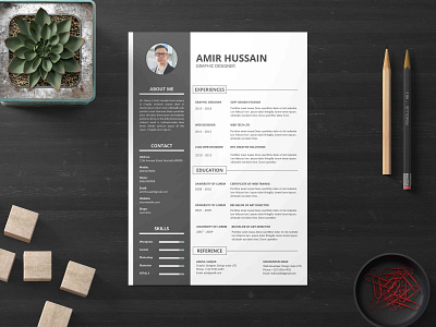 Free - Corporate Resume Template career careers clean coverletter creative resume cv download employment free free resume freebie hiring interview job jobs jobsearch recruitment resume resumetips resumewriter