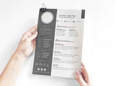 Free Download Corporate Resume Template