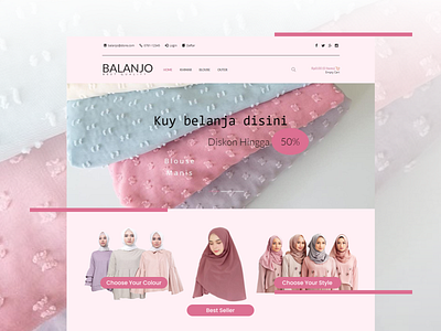 #Exploration - Fashion Hijab Website