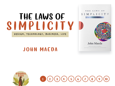 Book Summary - The Law of Simplicity adobe illustrator belajar desain book summary content creator ddd bedah buku desain desain indonesia dunia dalam desain illustration the law of simplicy