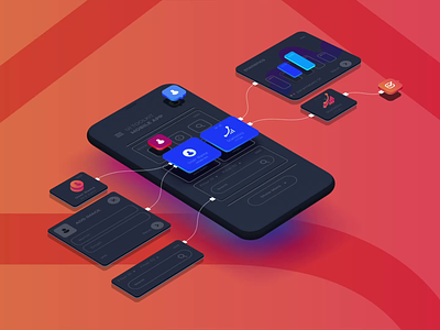 Mobile App after effects app device looping mobile mockup user experience
