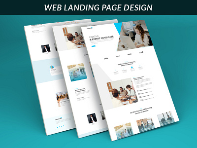 Landing Page ads advertising background remove branding business business flyer clippingpath corporate corporate flyer design professional