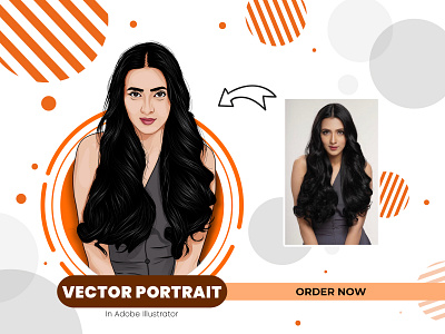 Vector Portrait Bidya Sinha Saha Mim ads advertising branding business corporate design ecommerce ecommerce business graphic design illustration art illustrator lineart logo photoshop portrait illustration product vector vector illustration vectorart