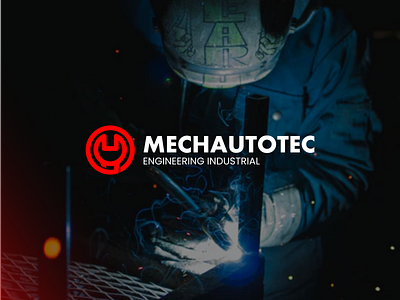 LOGO MECHAUTOTEC brand brandidentity design graphic design industrilogo logo logodesign logoidentity logotypface