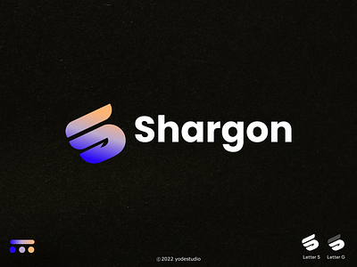 SHARGON LOGO brand brandidentity design graphic design logo logodesign logoidentity logotypface