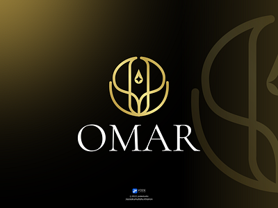 OMAR LOGO brand brandidentity design graphic design logo logodesign logoidentity logotypface