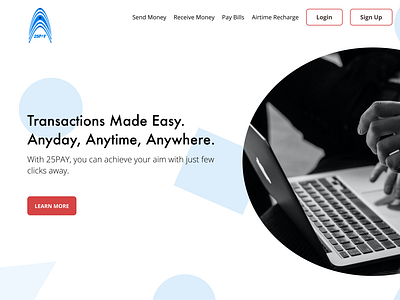 landing page