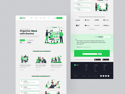 Dorimi - SaaS Website Design design ui ux web