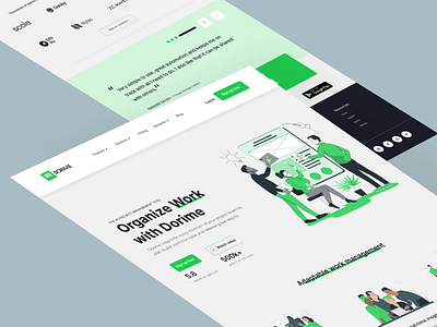 Dorime - SaaS Website Design design ui ux web